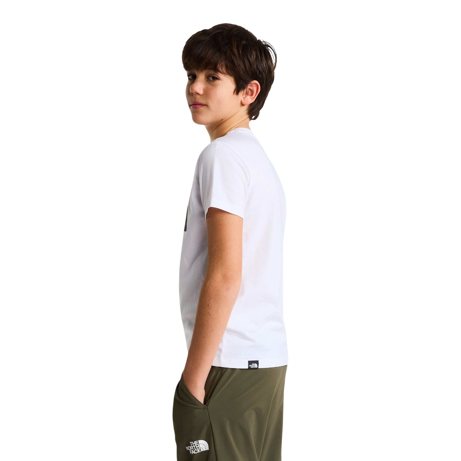 TEEN EASY REGULAR SS TEE TNF WHITE