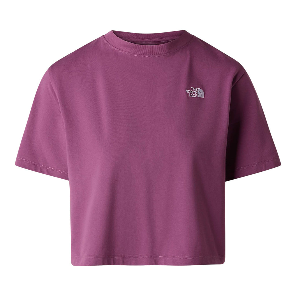 W EVOLUTION SIMPLE DOME CROP RLX SS TEE Chroma Purple