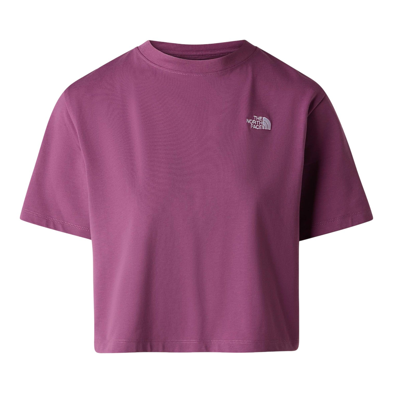 W EVOLUTION SIMPLE DOME CROP RLX SS TEE Chroma Purple