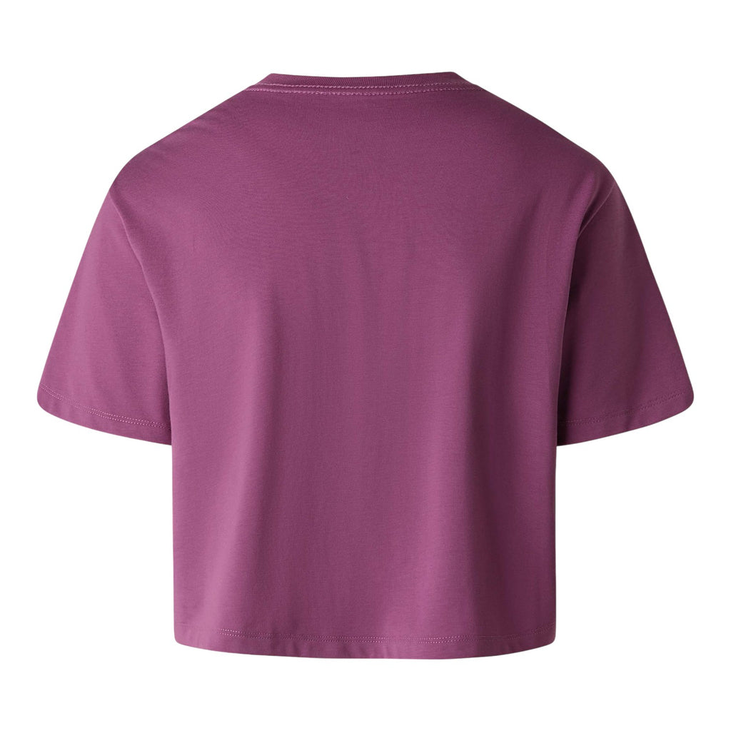 W EVOLUTION SIMPLE DOME CROP RLX SS TEE Chroma Purple