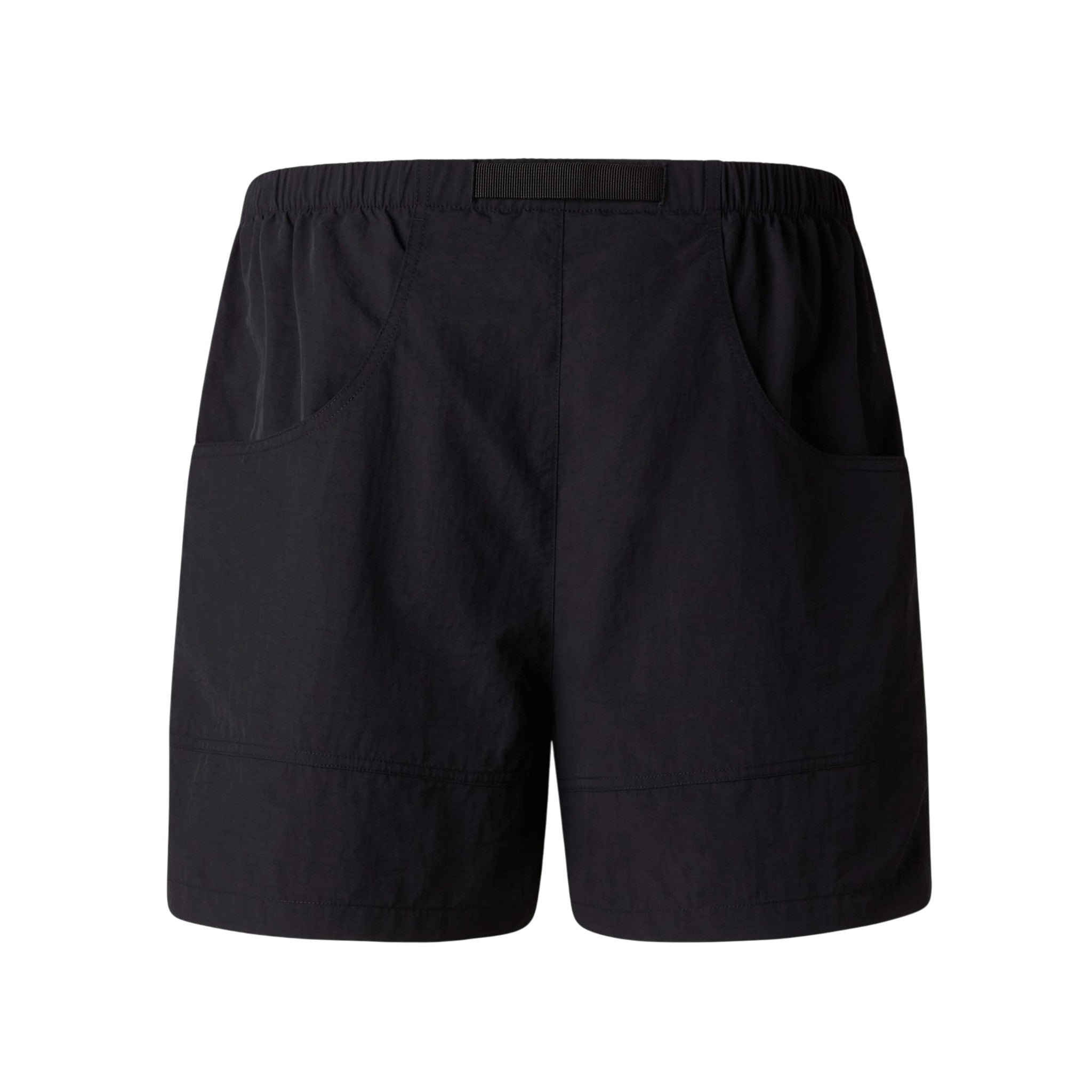 Red Box Nylon Belted Short Black