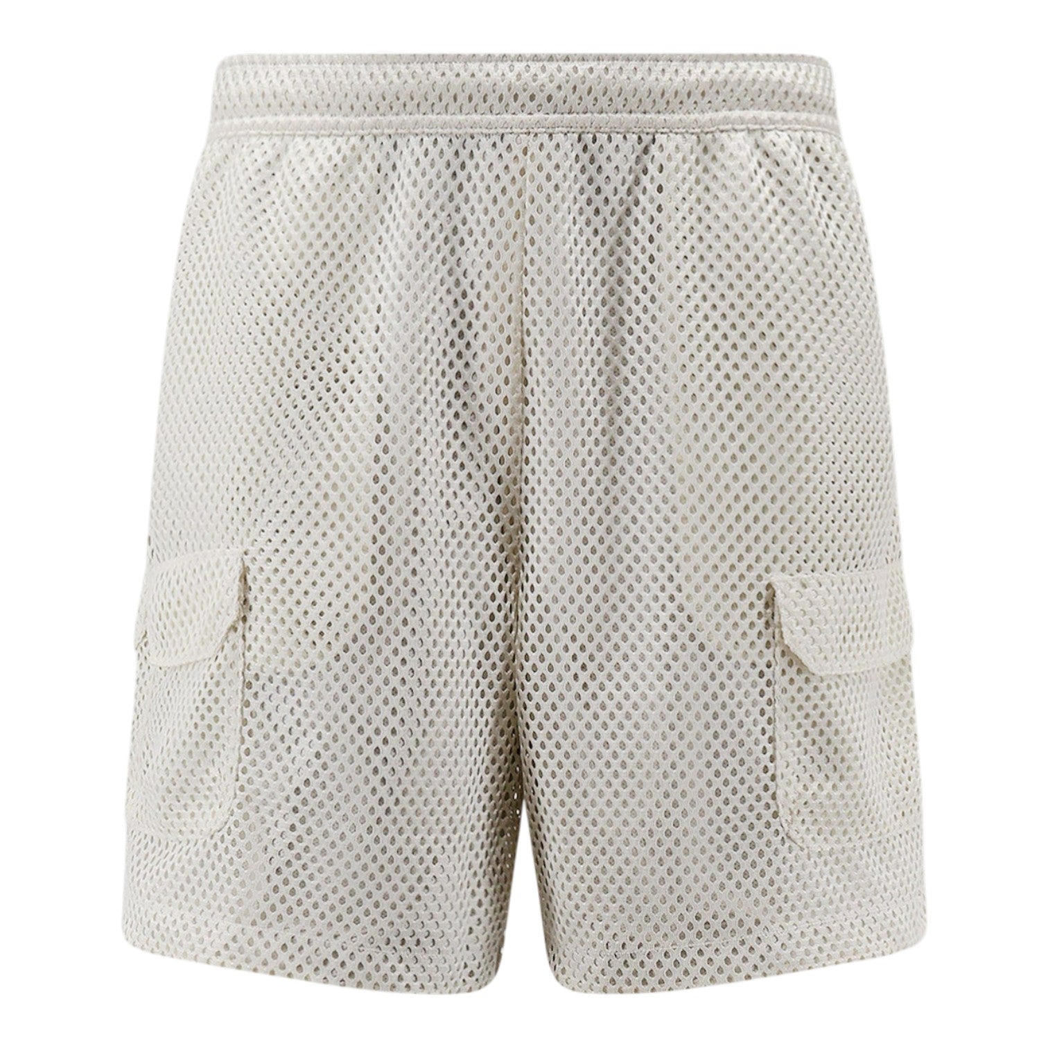 Red Box Mesh Utility Short White Dune