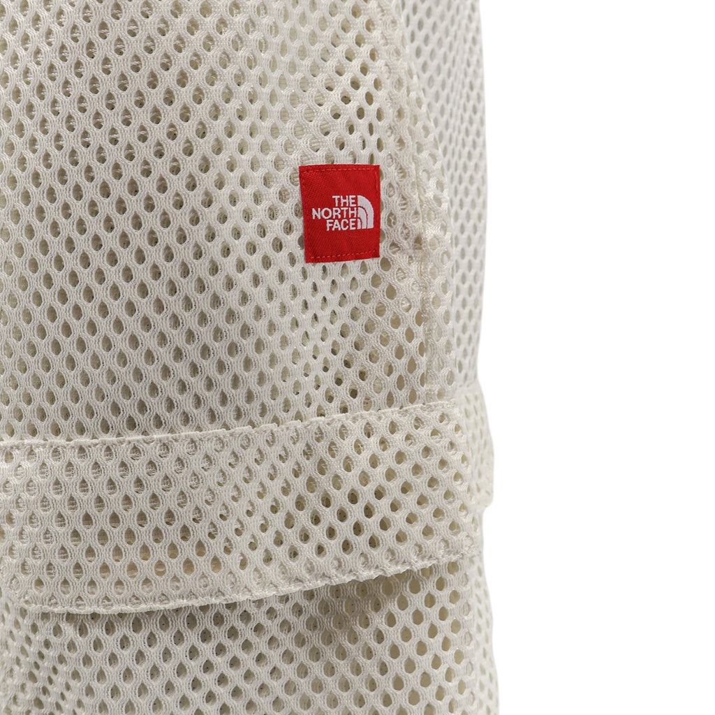 Red Box Mesh Utility Short White Dune