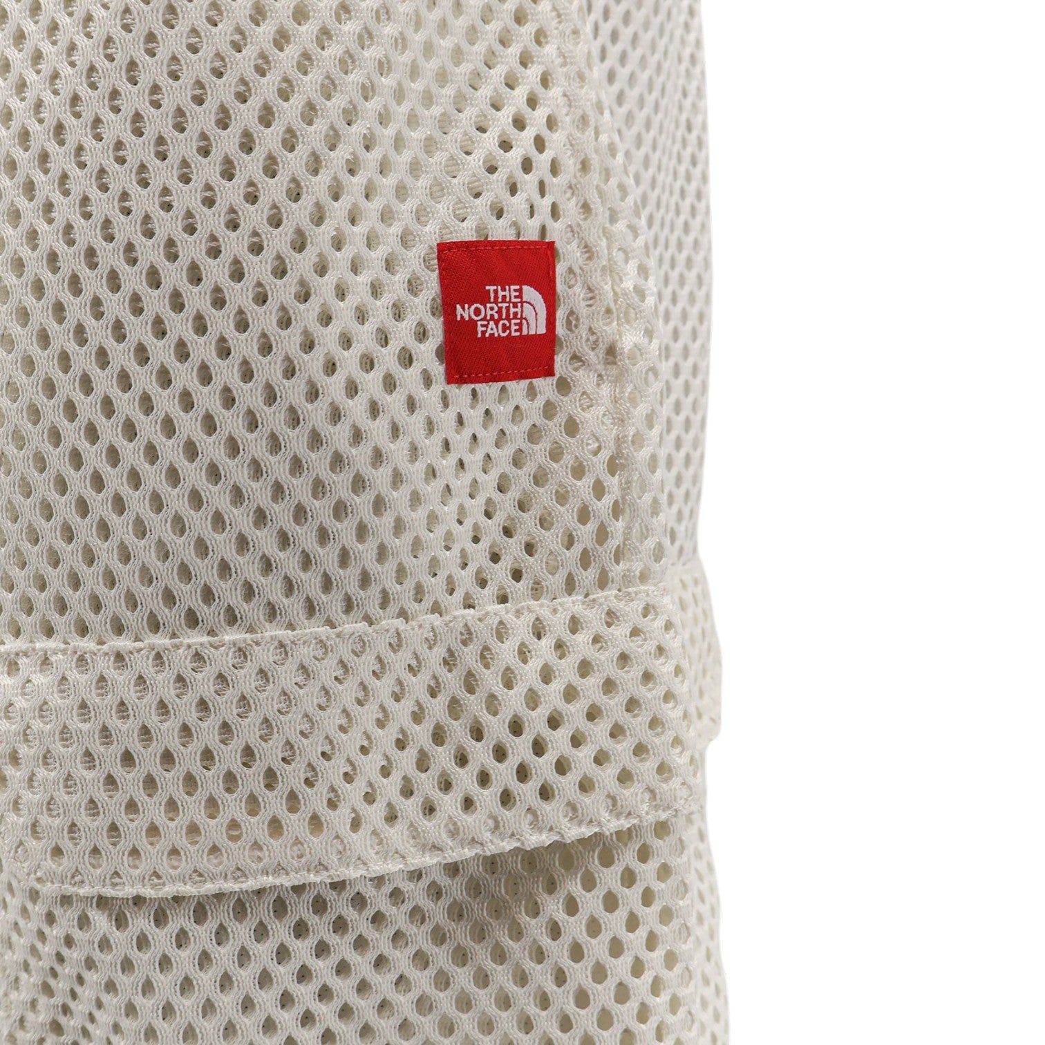 Red Box Mesh Utility Short White Dune