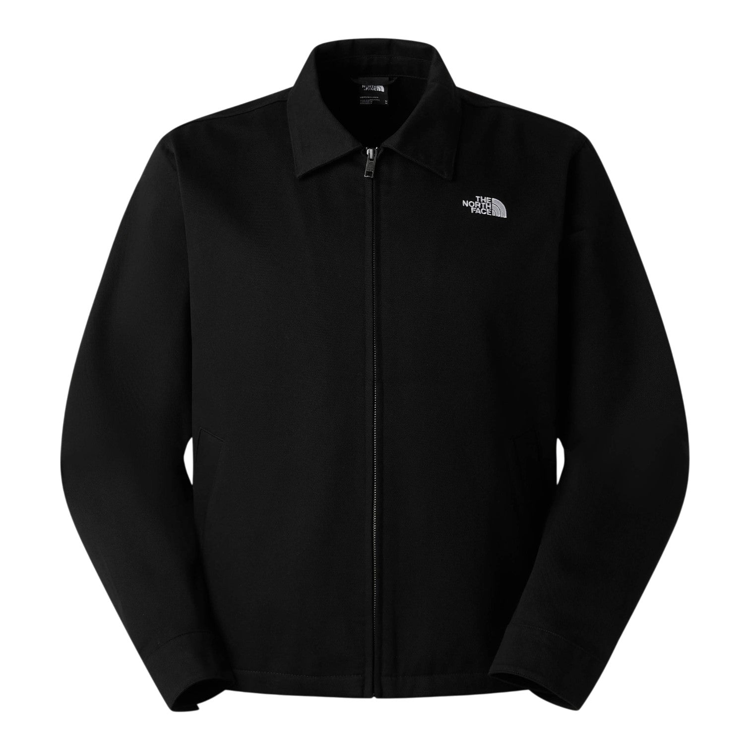 Twill Collared Jacket Black