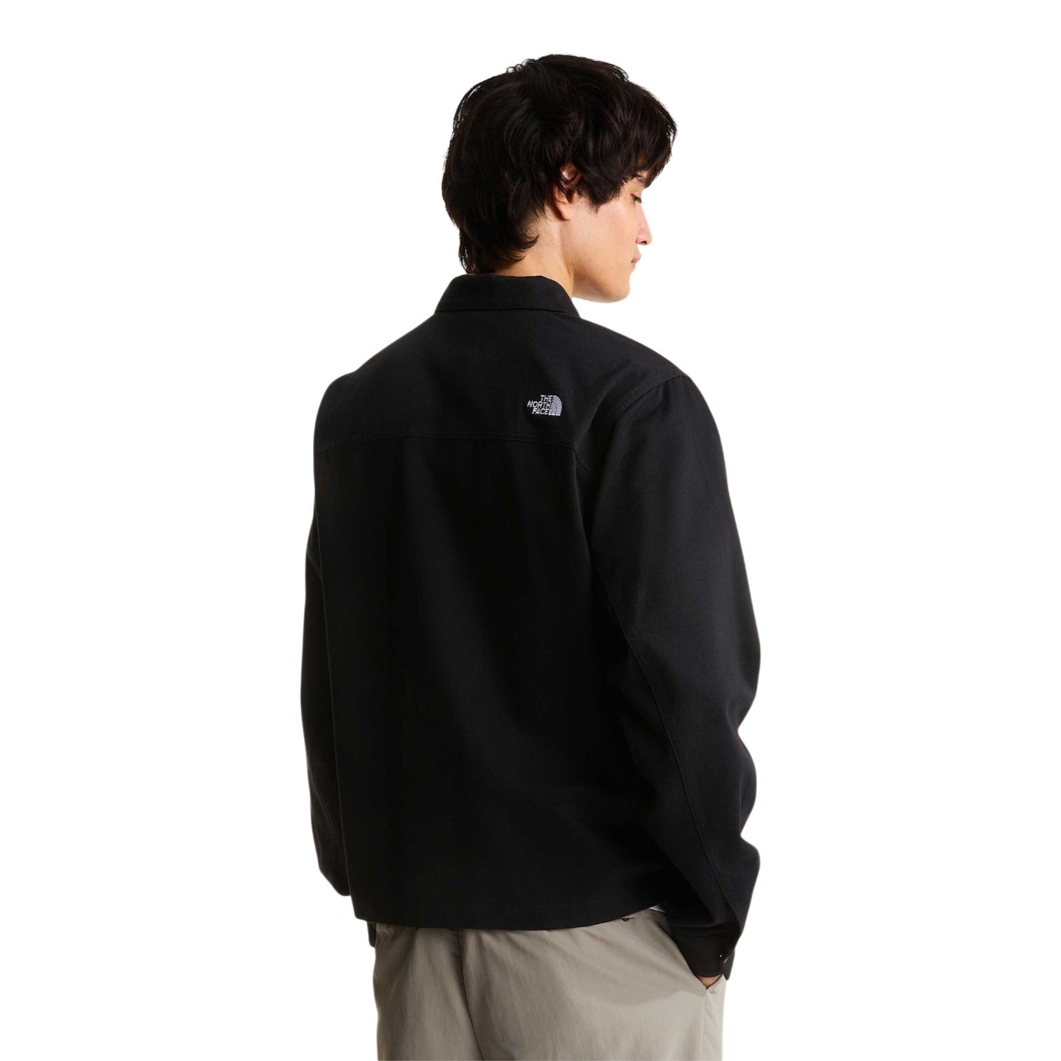 Twill Collared Jacket Black