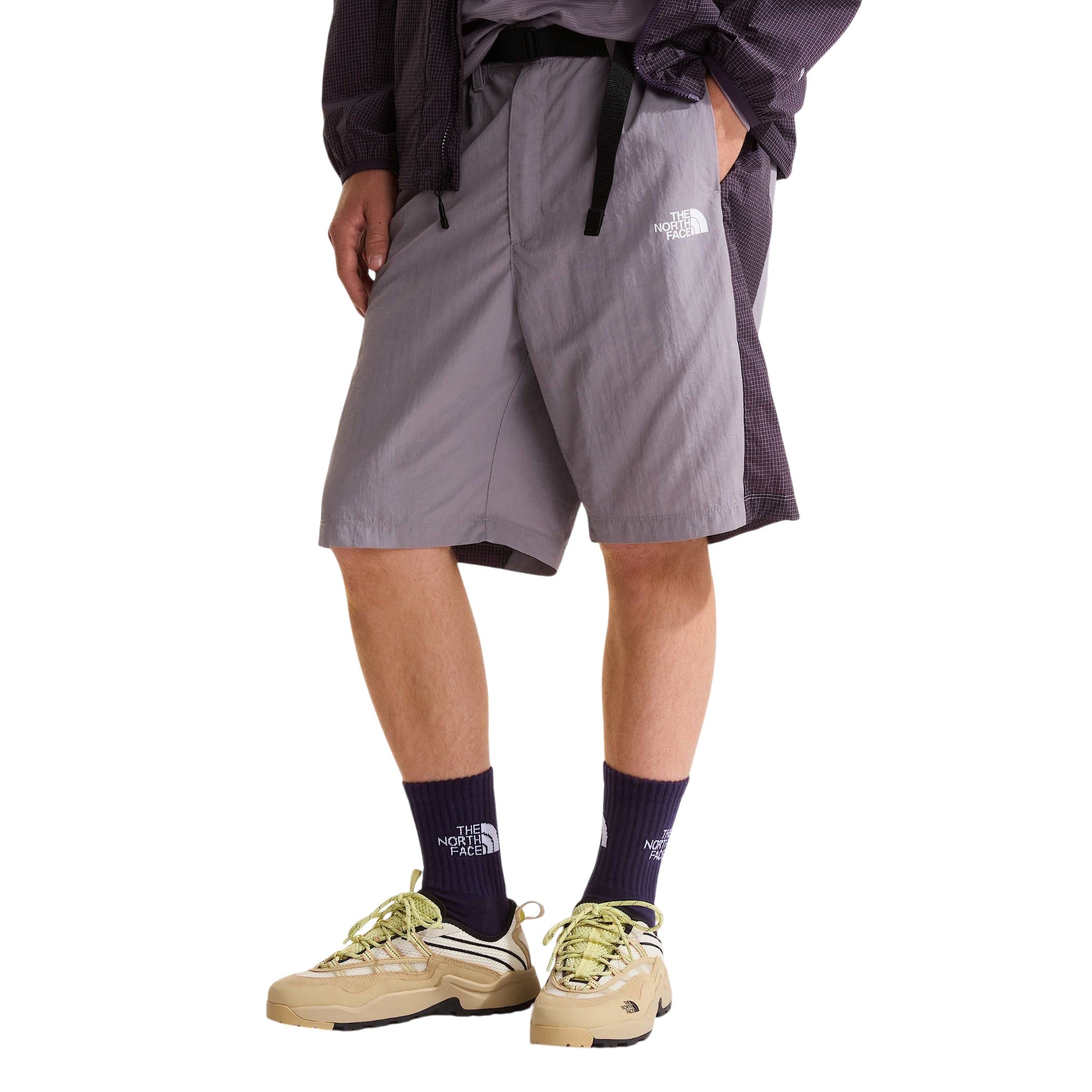 Nse Belted Short Grey