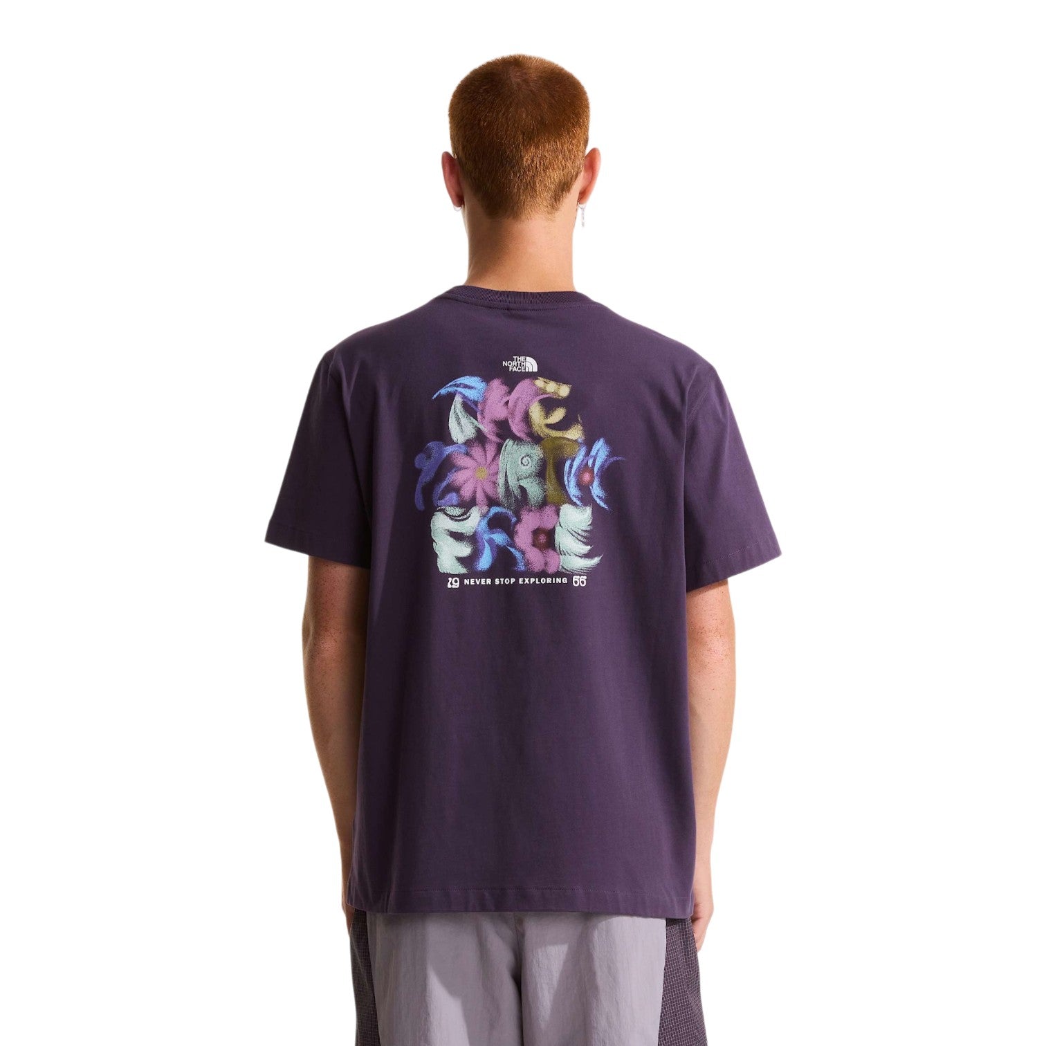 ideaswam tシャツ　パープル 1966 Relaxed Short Sleeve T-Shirt Endless Dusk – Black Box
