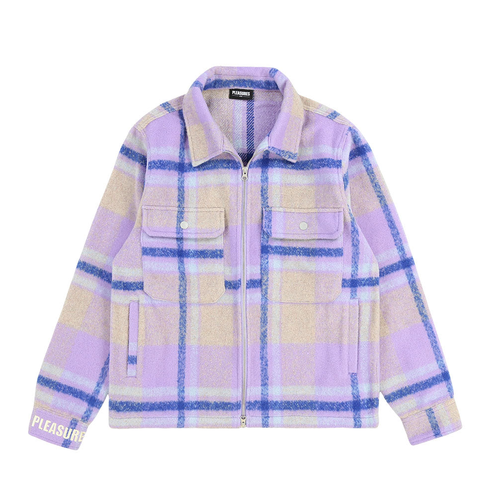 FOLKLORE PLAID WORK JACKET