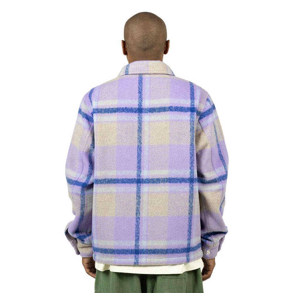 FOLKLORE PLAID WORK JACKET
