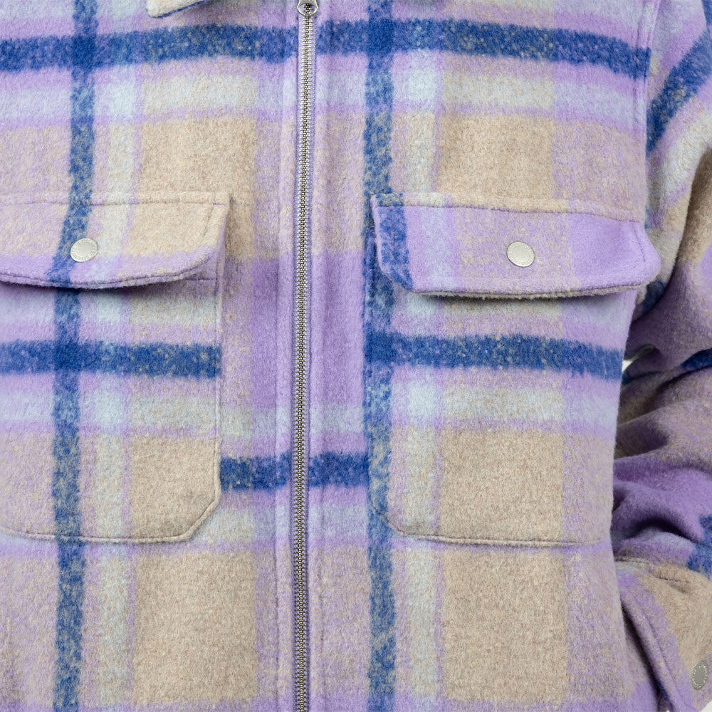 FOLKLORE PLAID WORK JACKET
