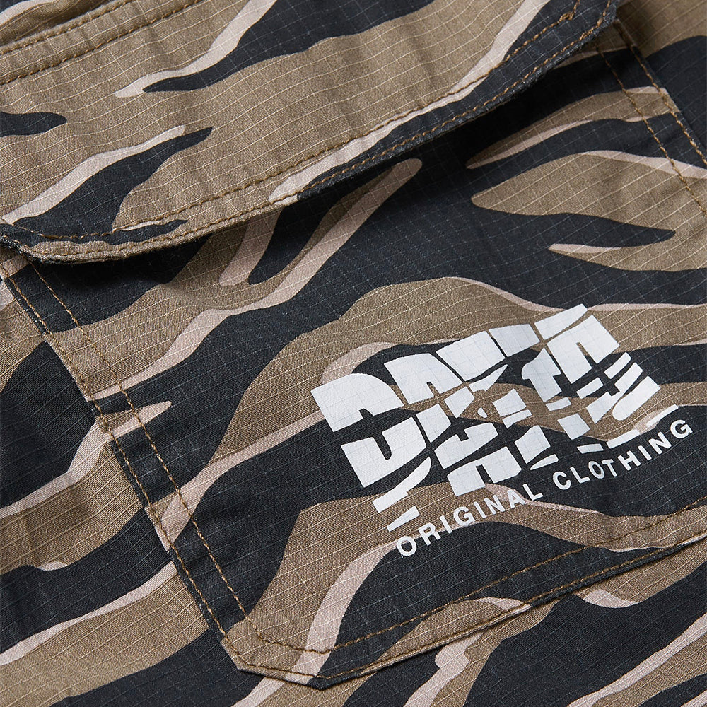 Tiger Stripe Camo Cargo Ripstop Shorts