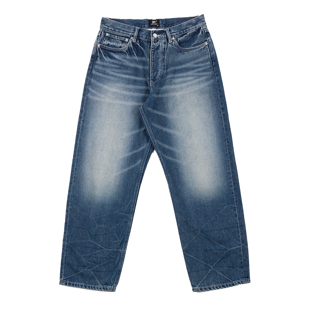 Washed Denim Pants