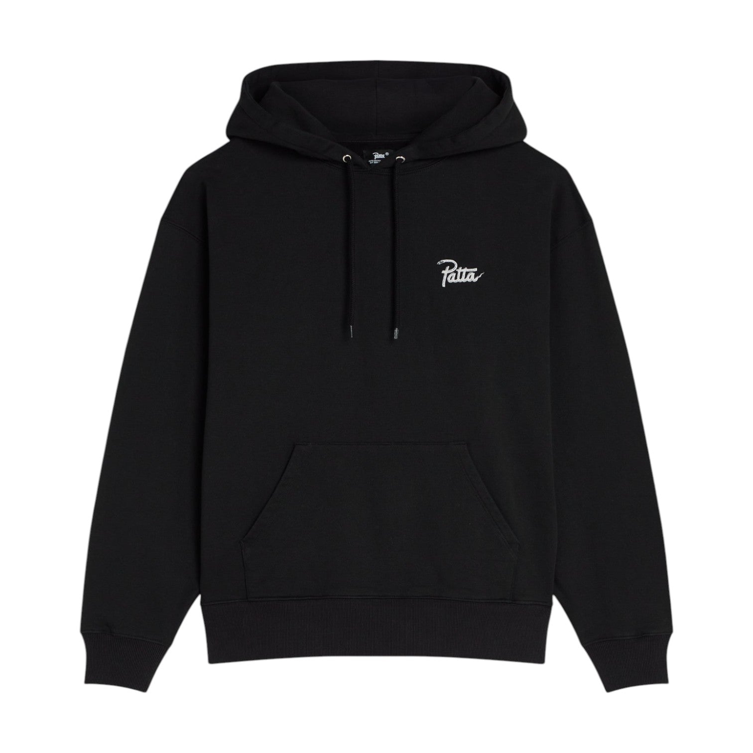 Snake Heart Boxy Hooded Sweater Black