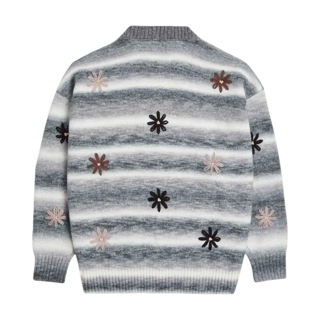 Peace & Love Knitted Cardigan Grey