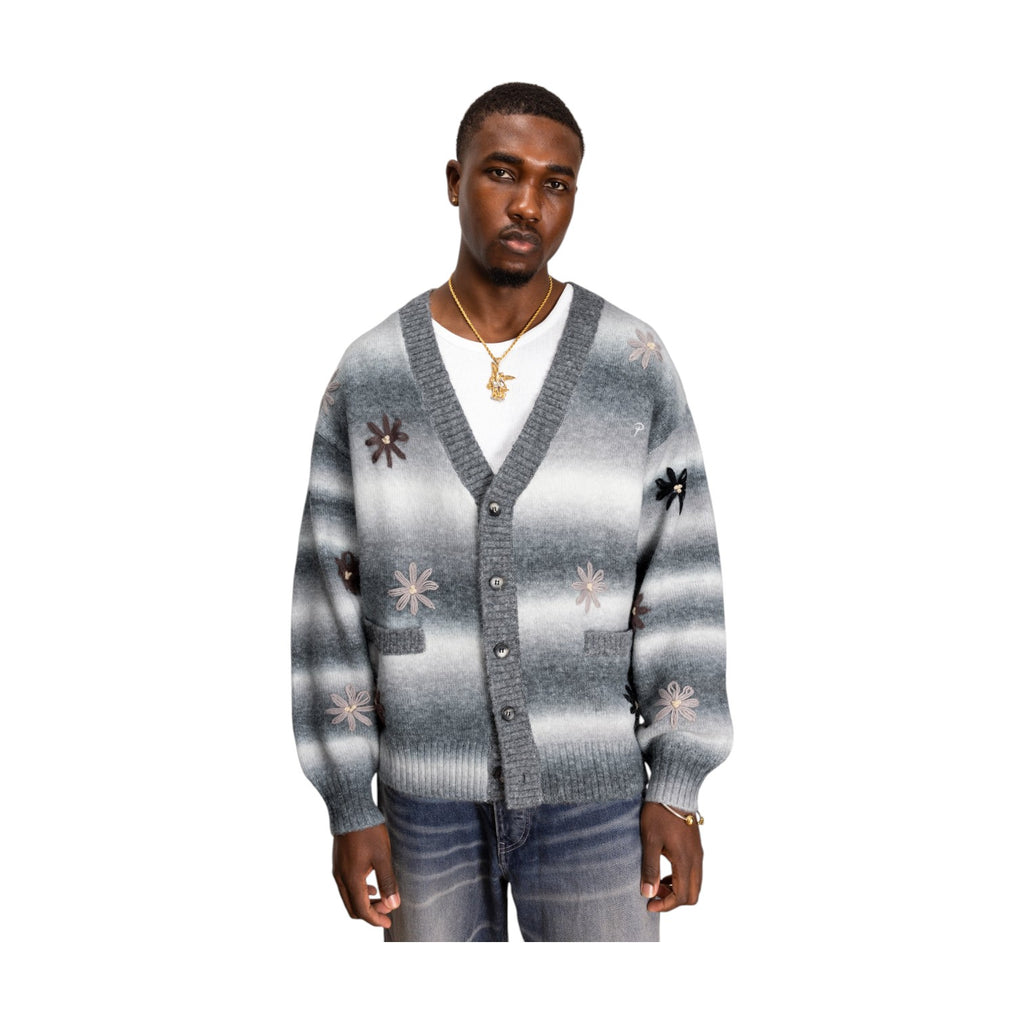 Peace & Love Knitted Cardigan Grey