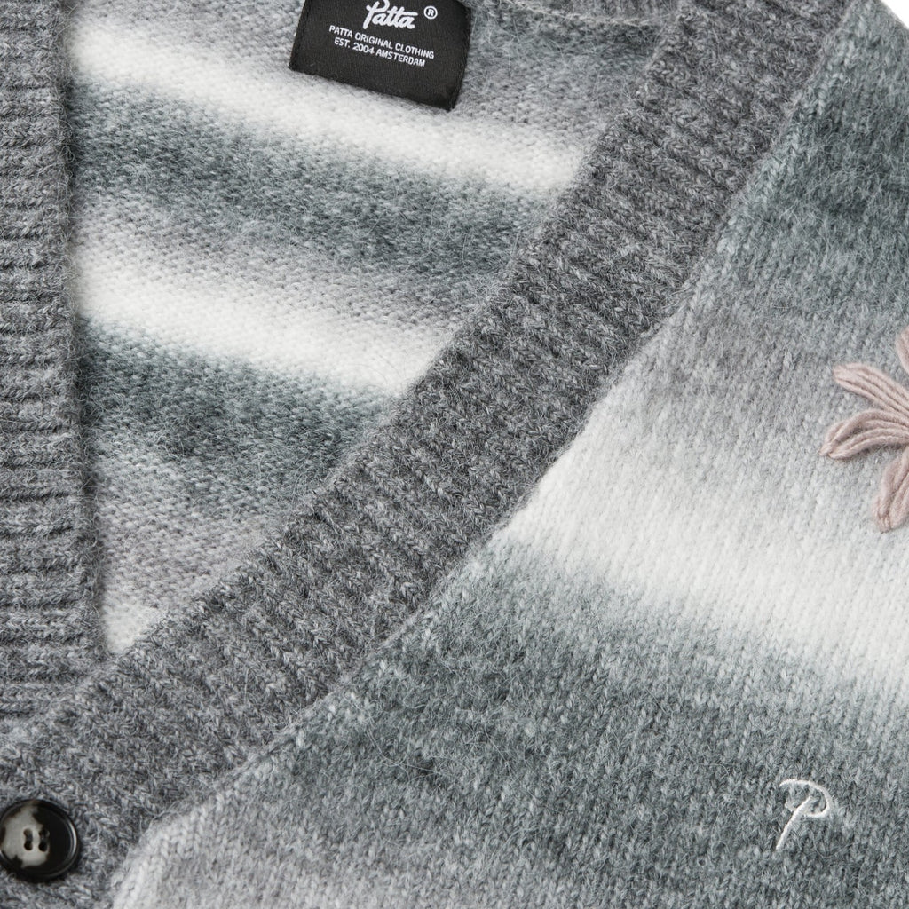 Peace & Love Knitted Cardigan Grey