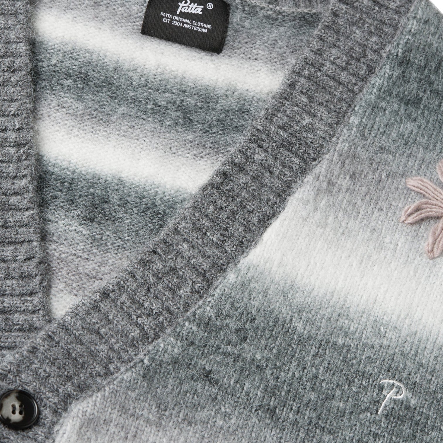 Peace & Love Knitted Cardigan Grey