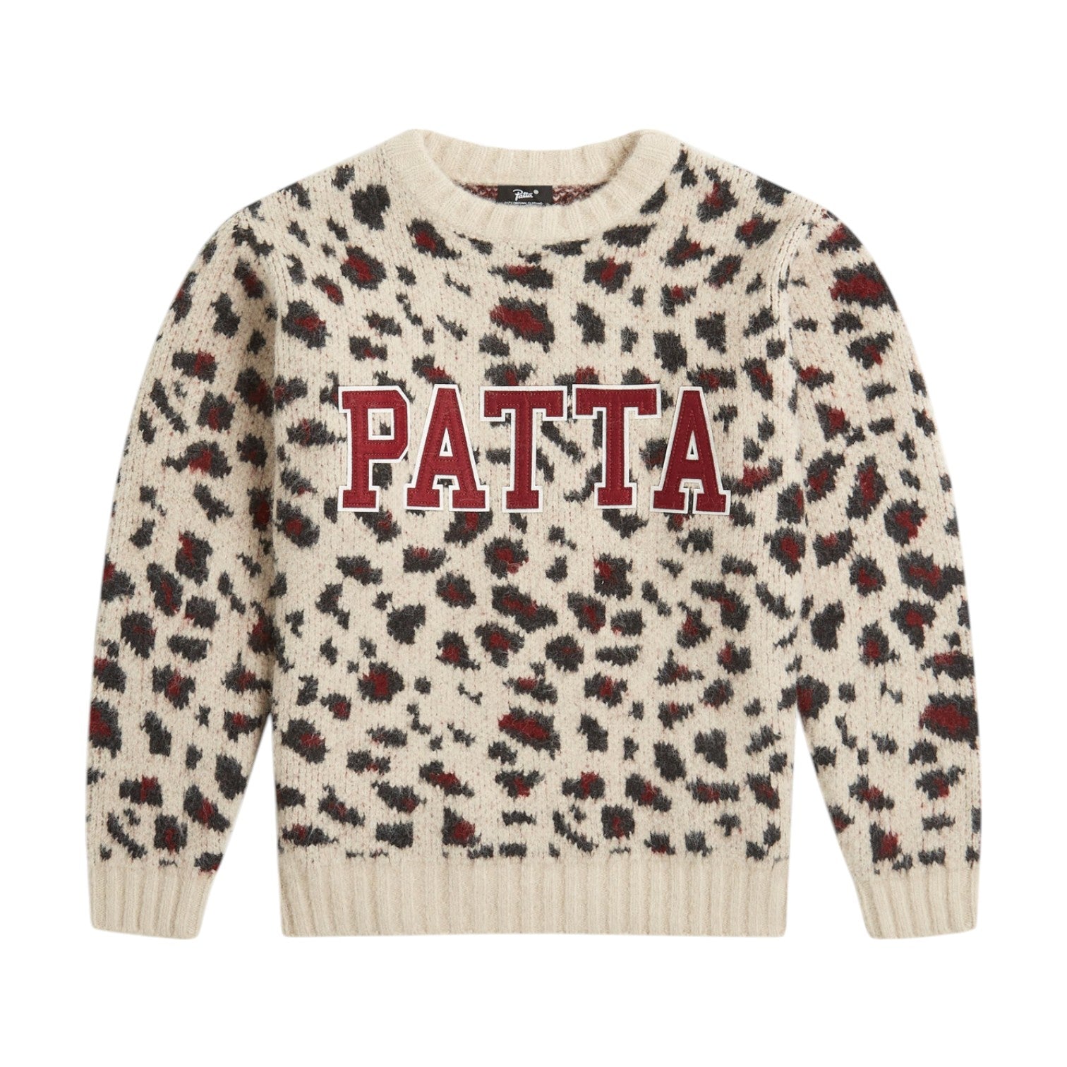 Leopard Brushed Knitted Sweater