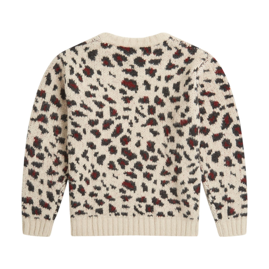 Leopard Brushed Knitted Sweater
