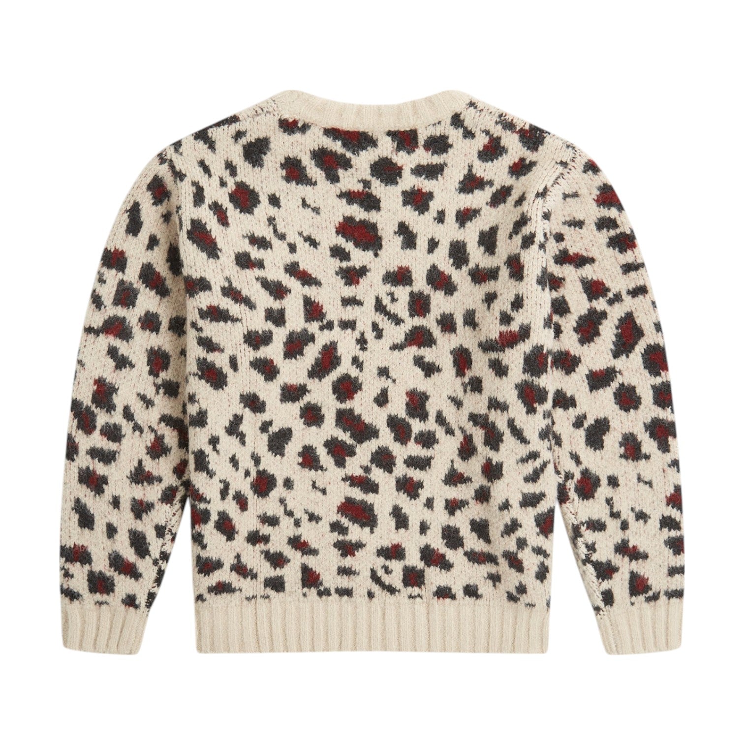Leopard Brushed Knitted Sweater
