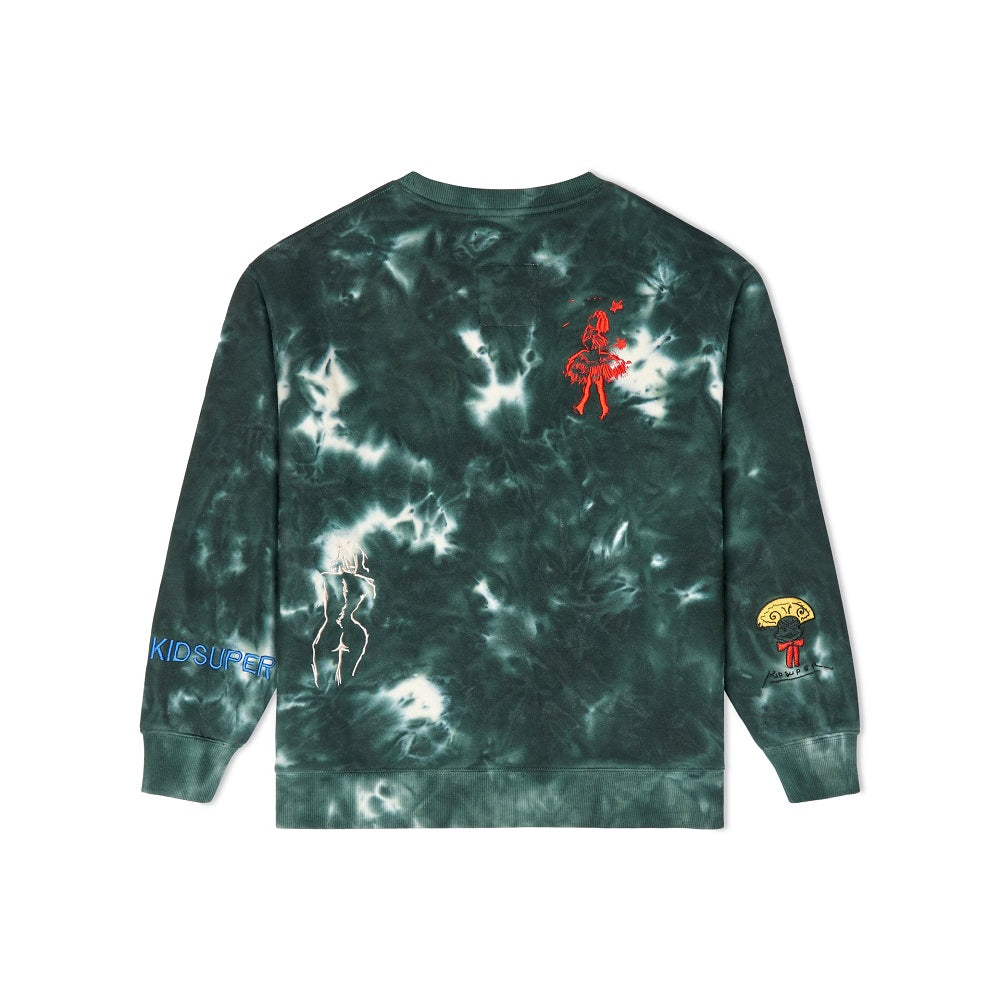 Dyed Crewneck Green