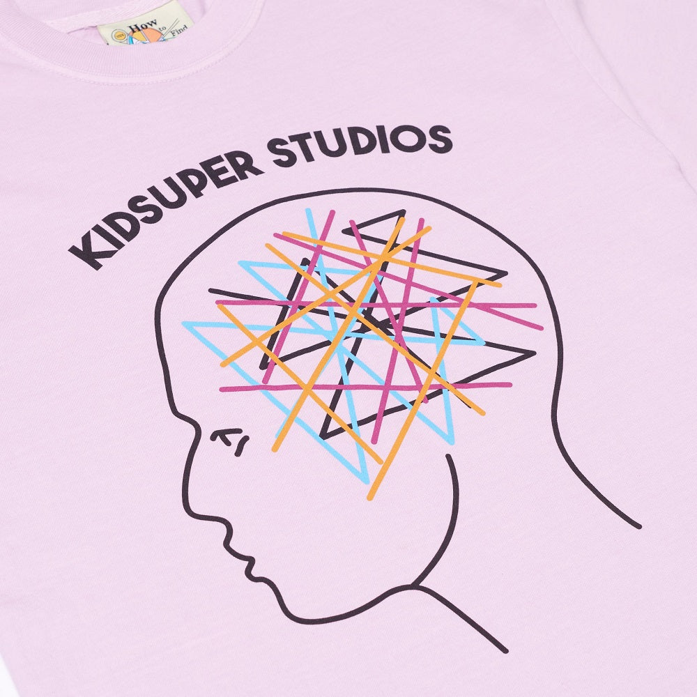 Thoughts In My Head Tee Lilac