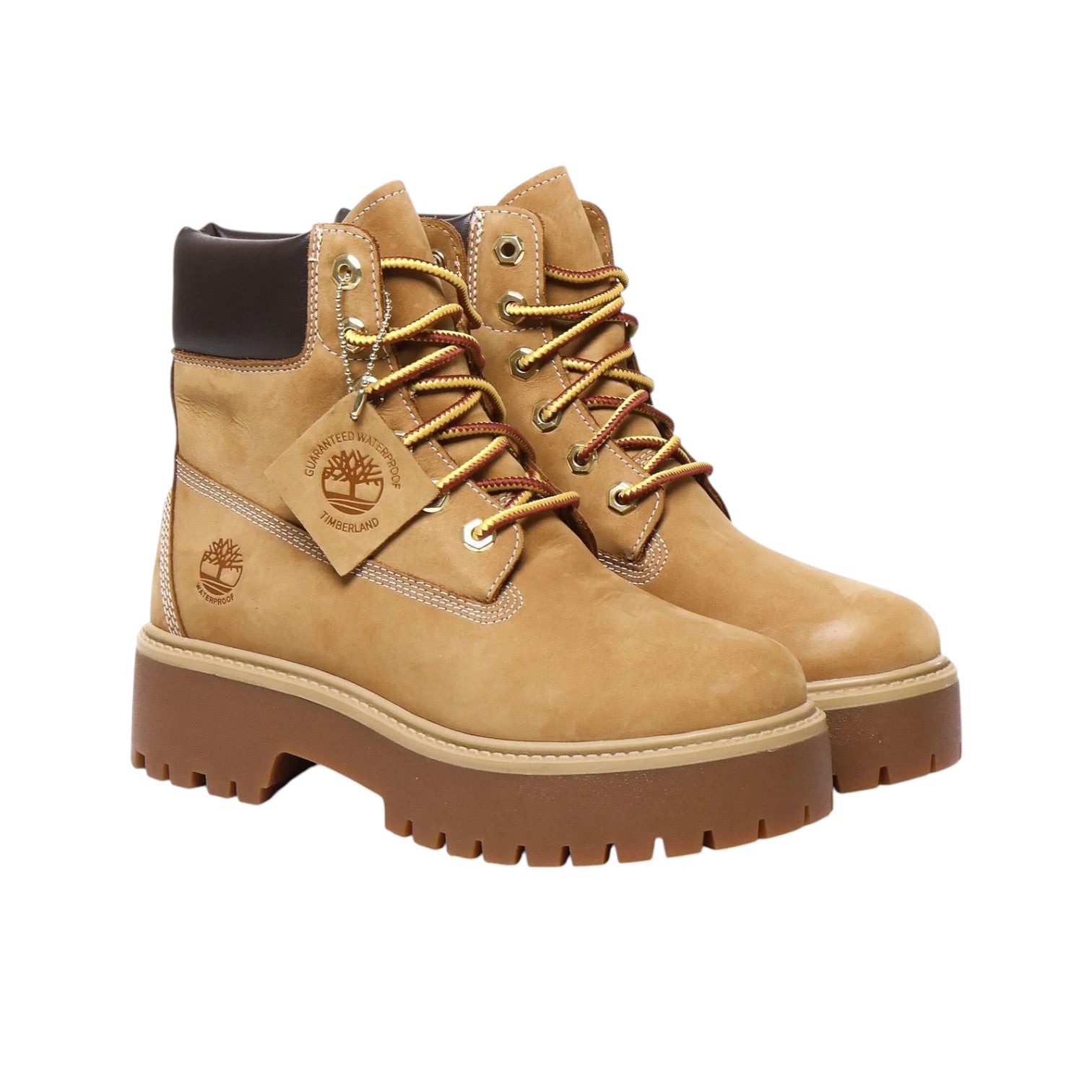 Stone Street 6 Inch Lace Up Waterproof Boot Wheat