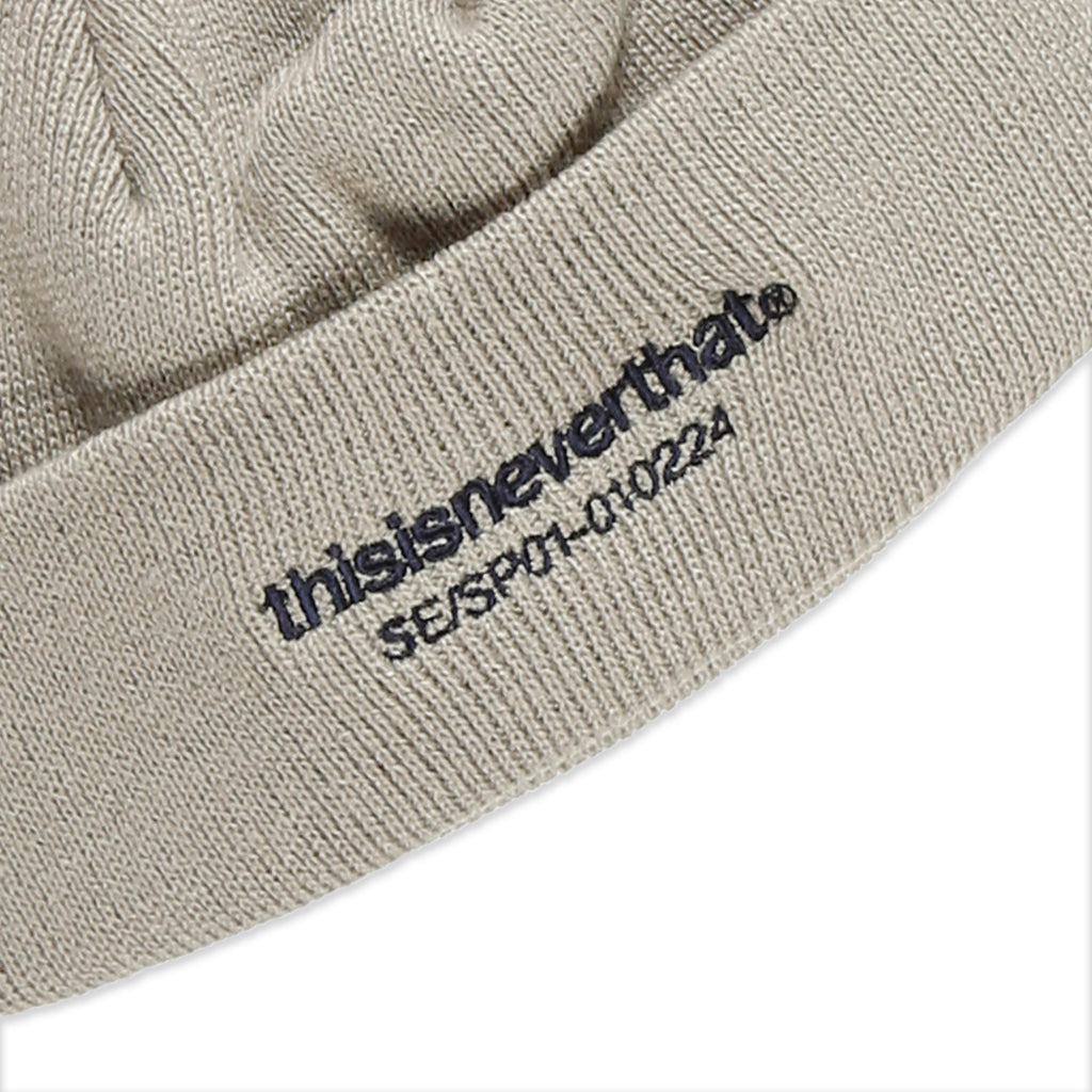 T-Logo Short Beanie Khaki