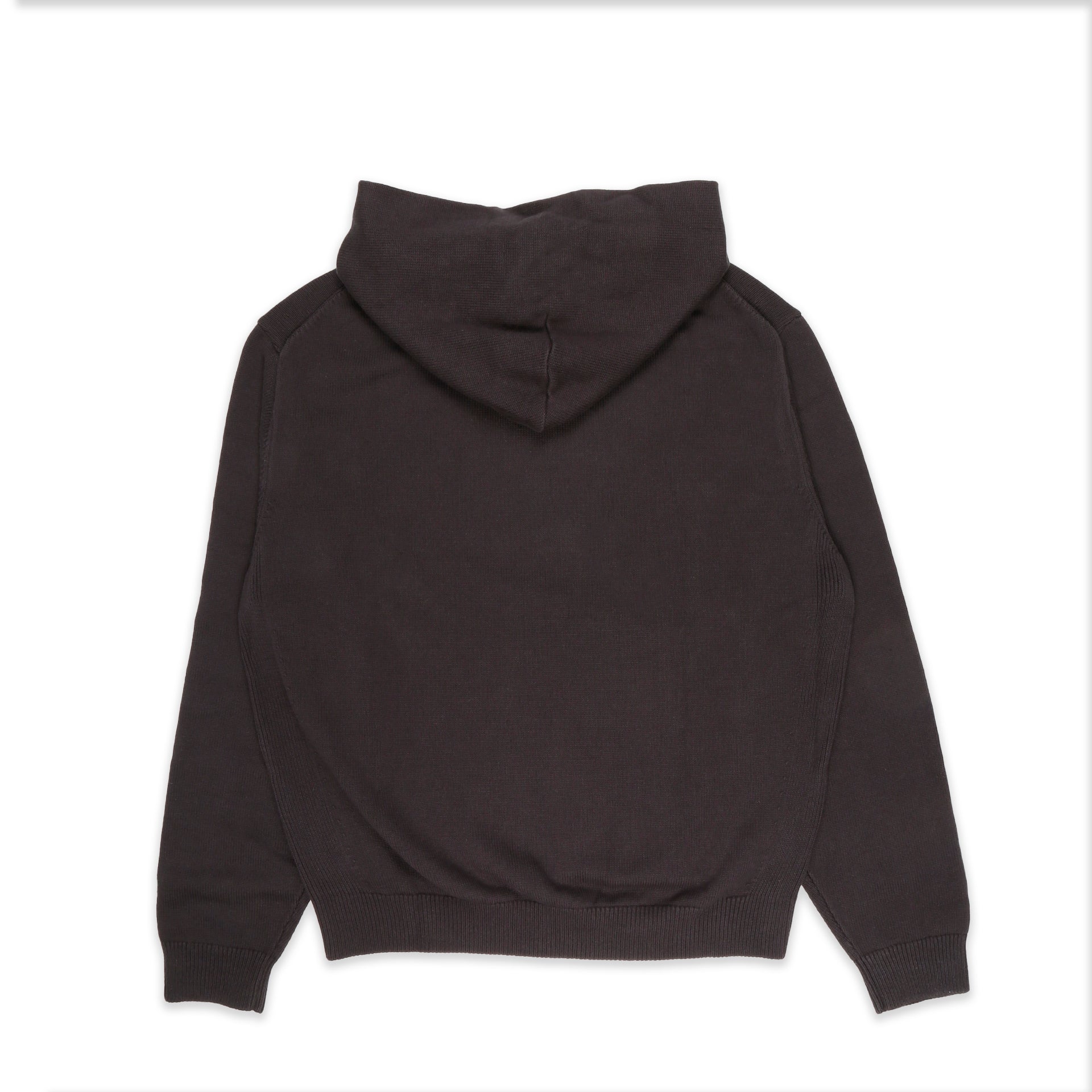 Arch-Logo Knit Hoodie Char
