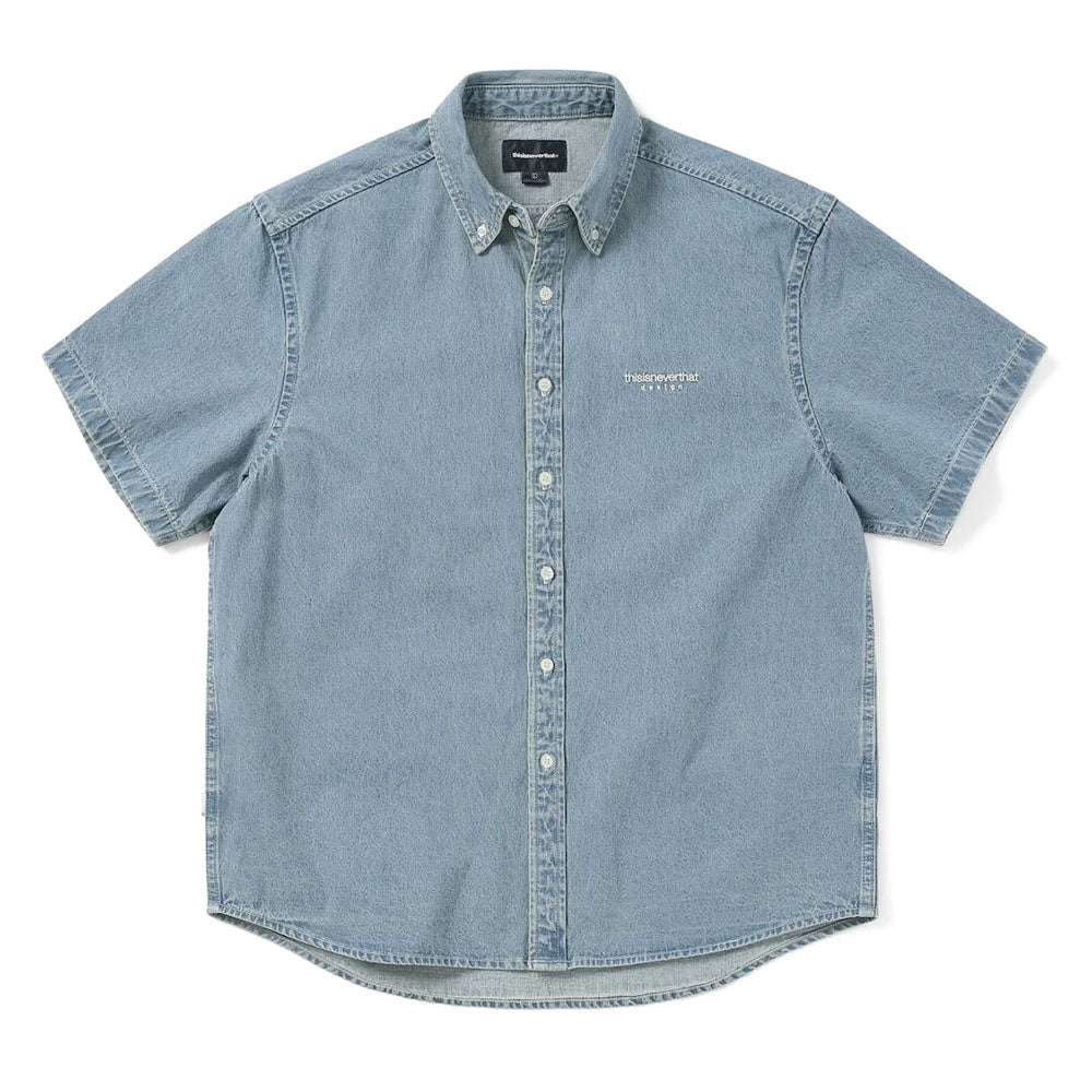 Washed Deni  S/s Shirt
