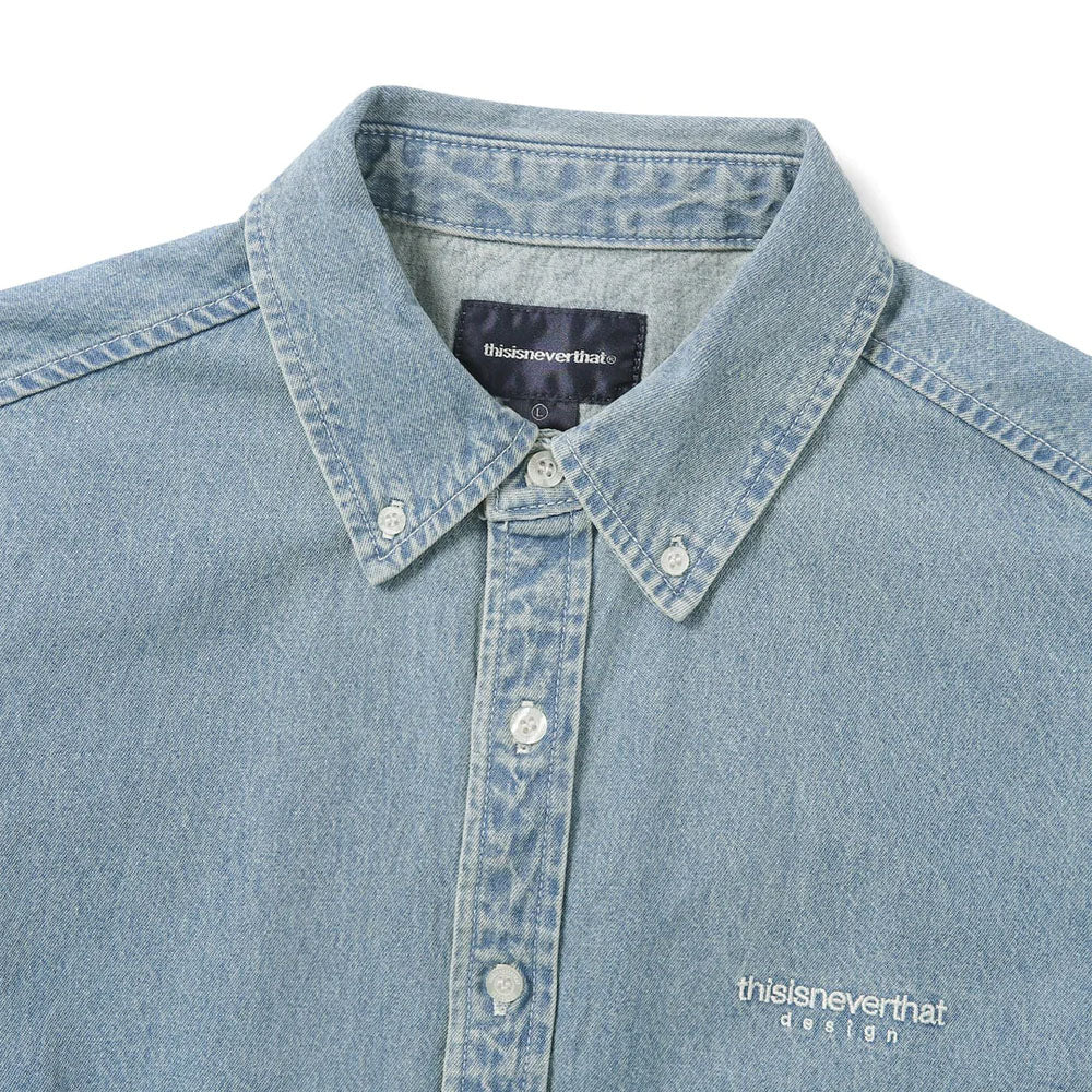 Washed Deni  S/s Shirt