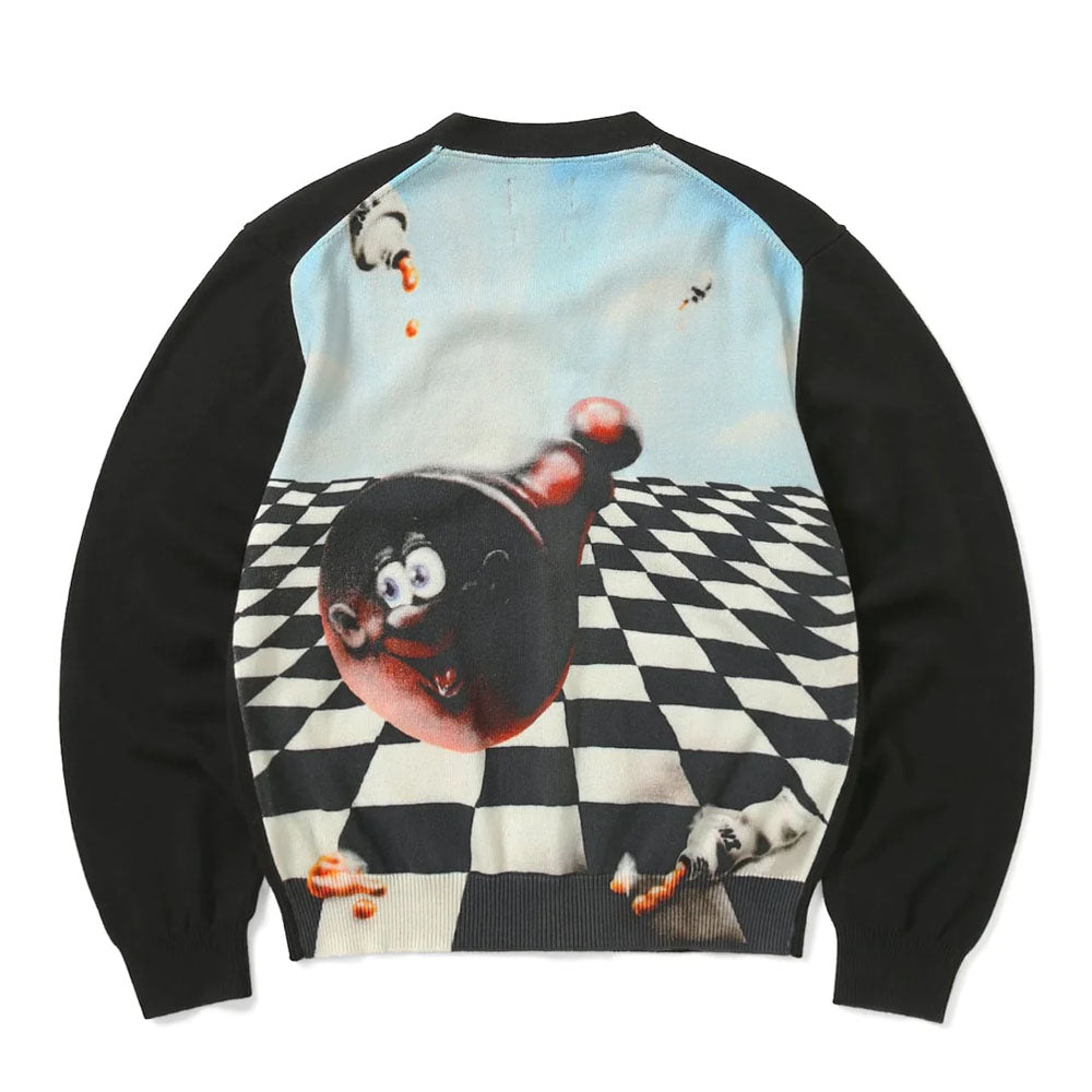 Chess Zip Cardigan