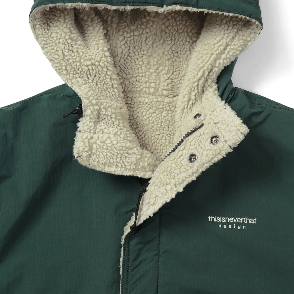 Reversible Sherpa Jacket Green