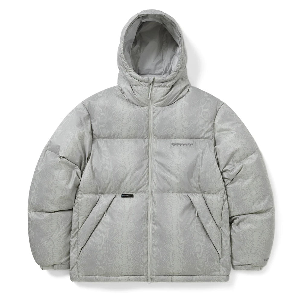PERTEX® DSN Hooded Down Jacket Grey – Black Box