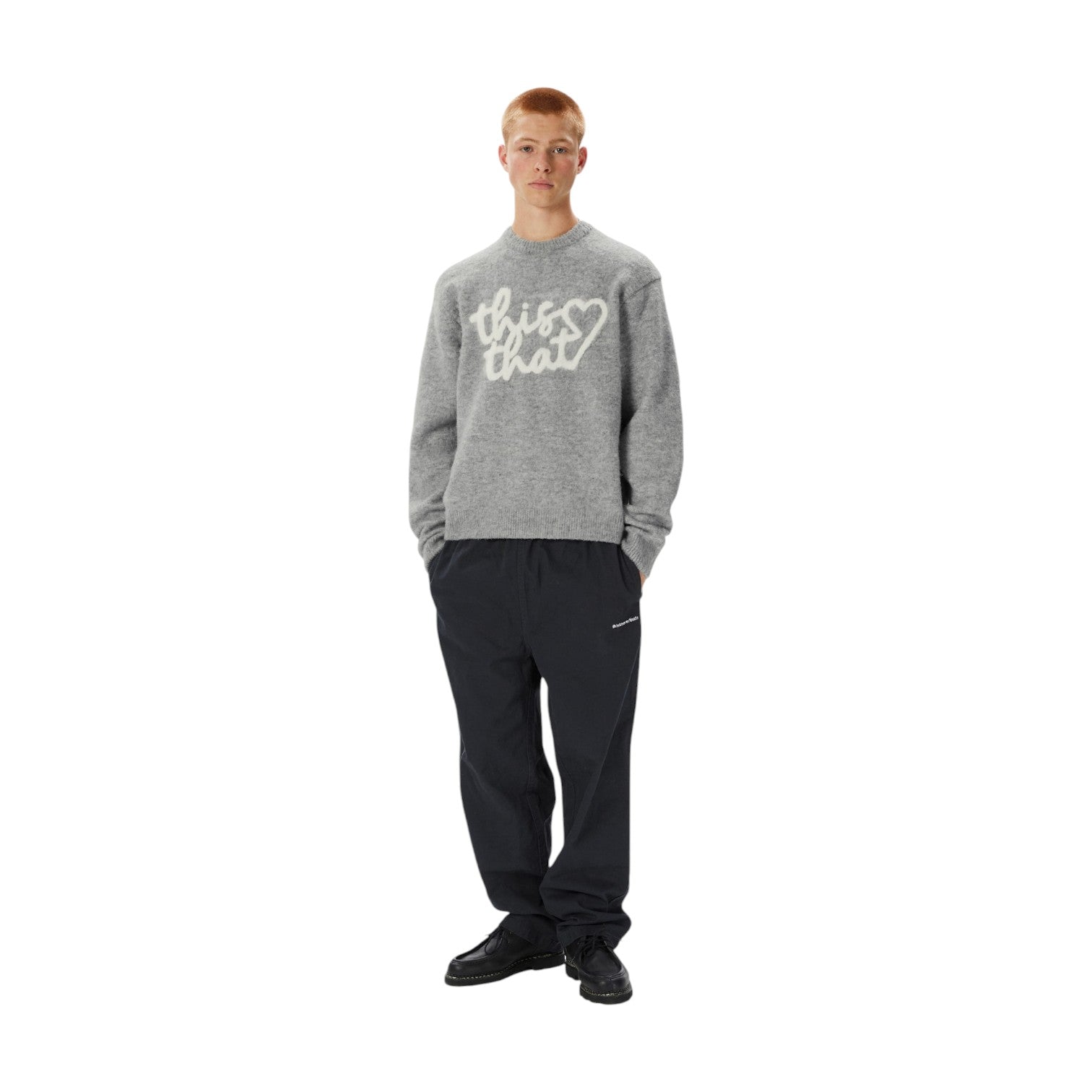 Heart Logo Knit Sweater