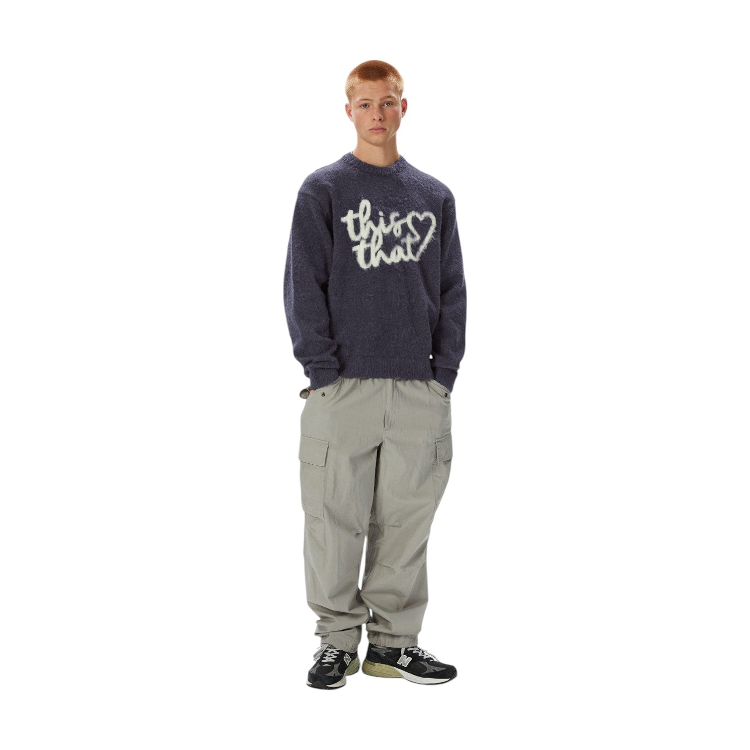 Heart Logo Knit Sweater