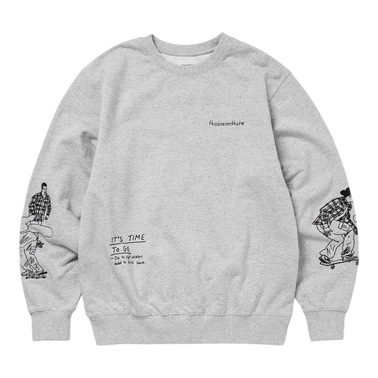 ketch Embroidery Crewneck  weat