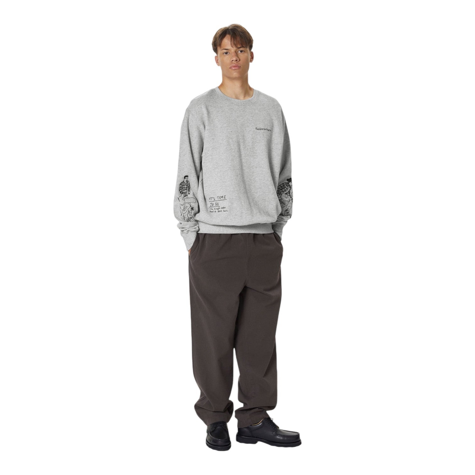 ketch Embroidery Crewneck  weat