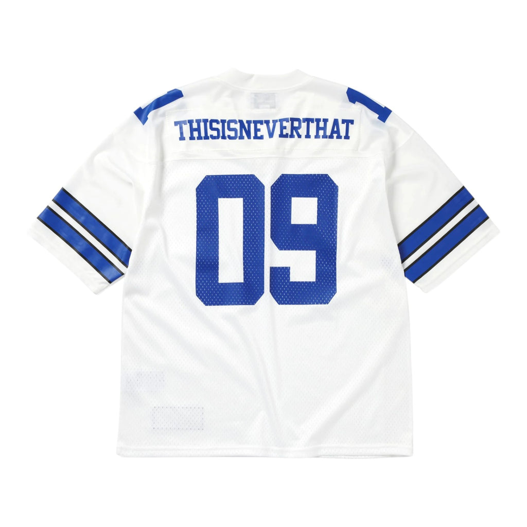 Footba   Jersey Tshirt White