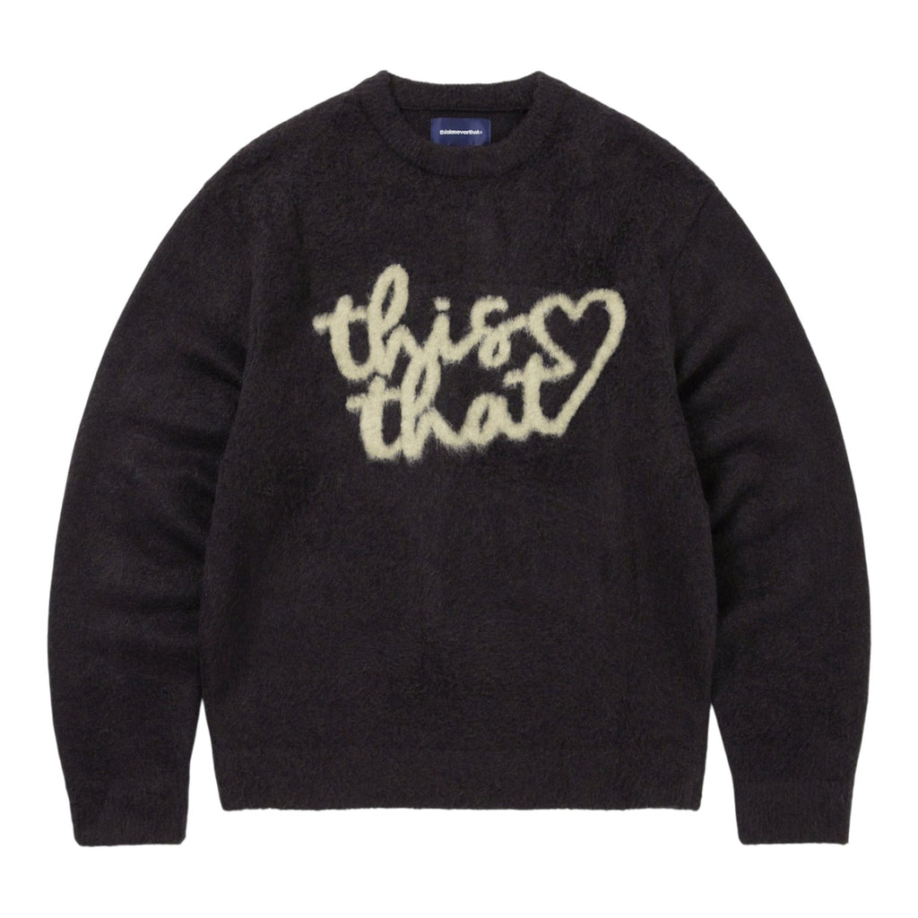 Heart Logo knit Sweater