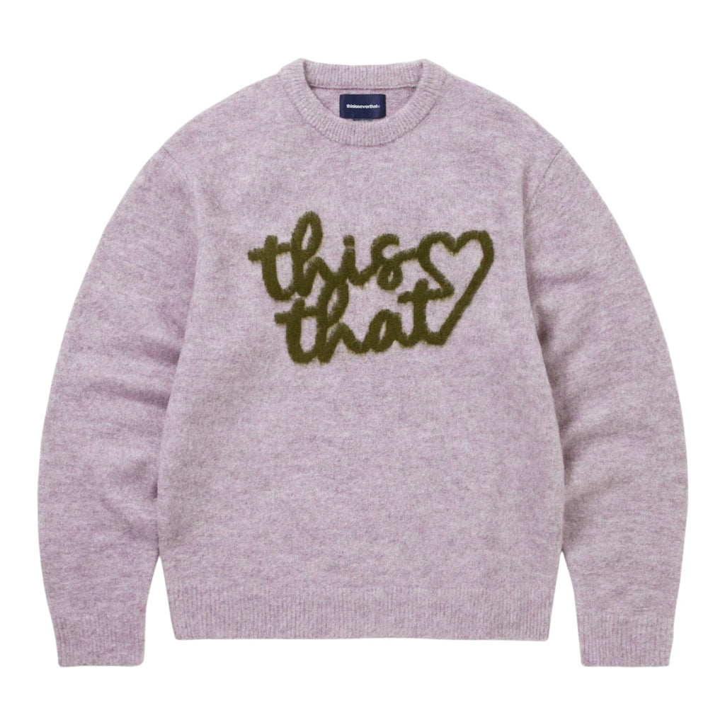 Heart Logo knit Sweater