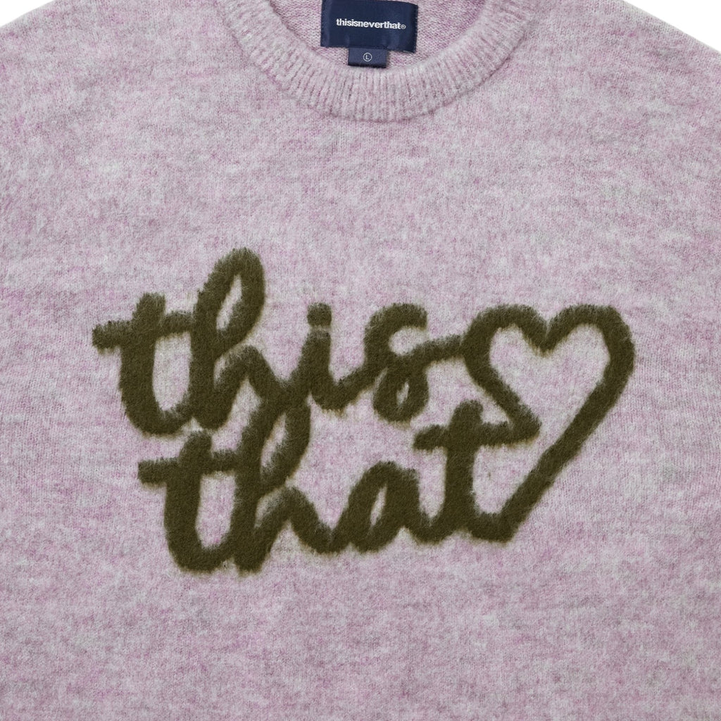 Heart Logo knit Sweater