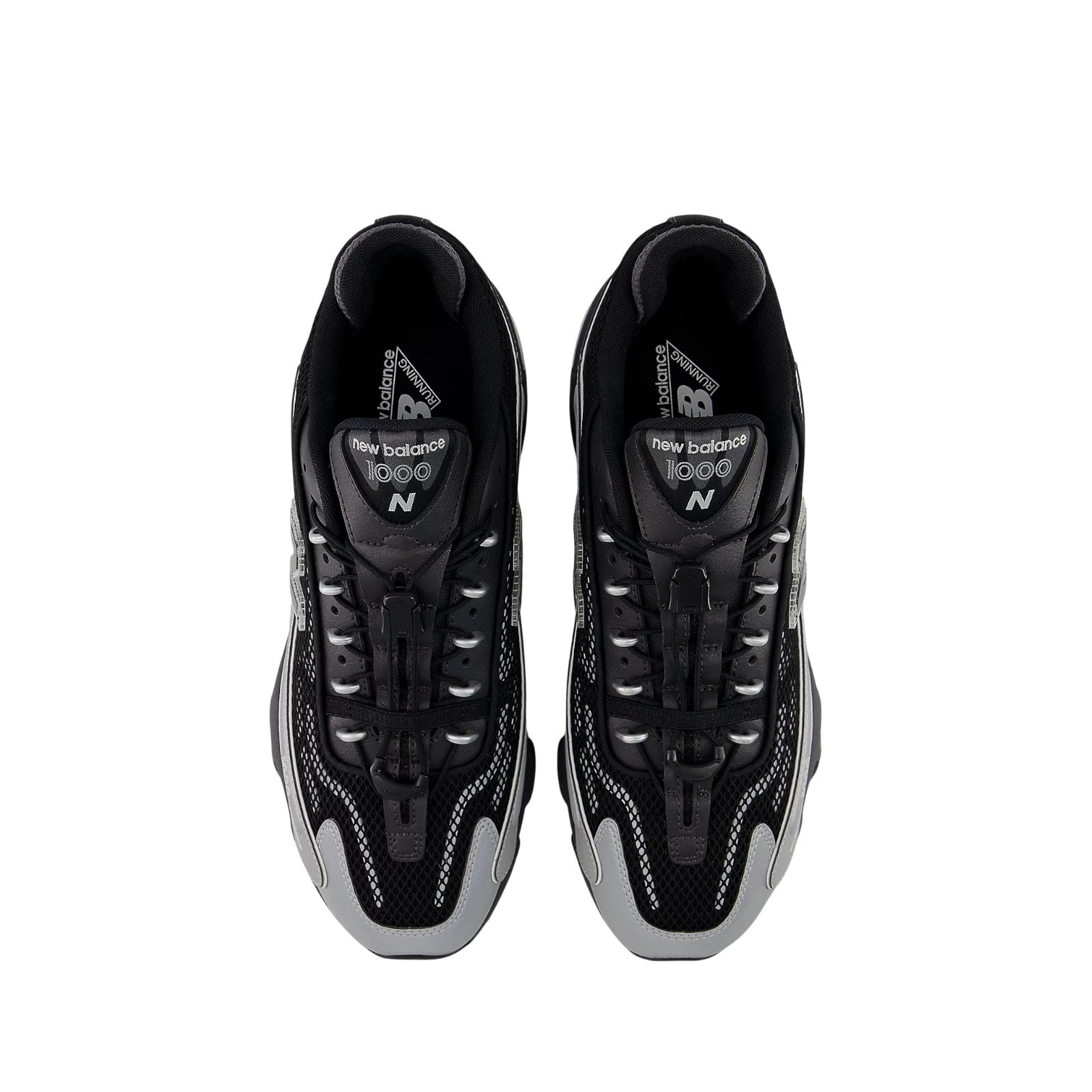 1000 Silver Metallic Black