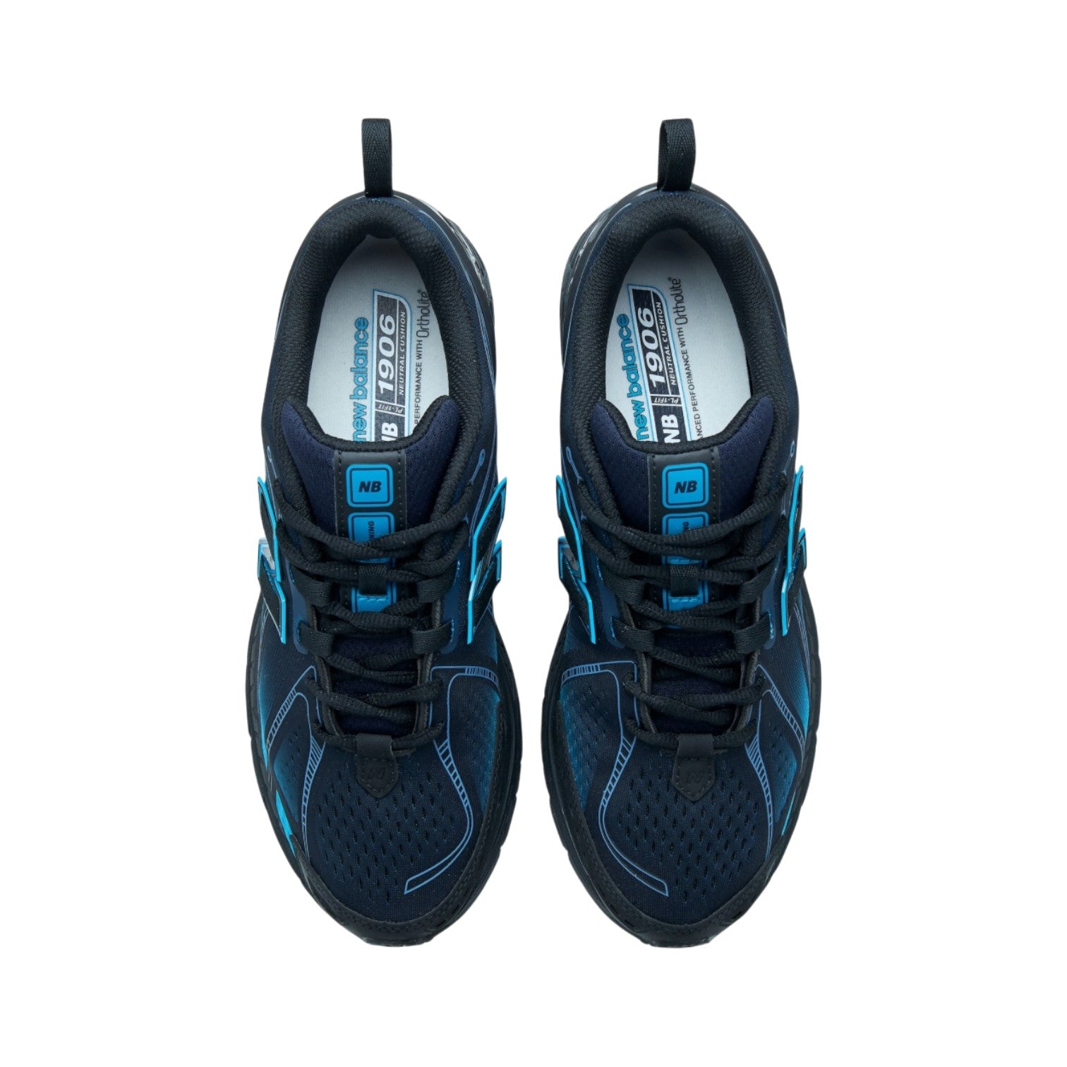 1906 Black/Blue Sneakers
