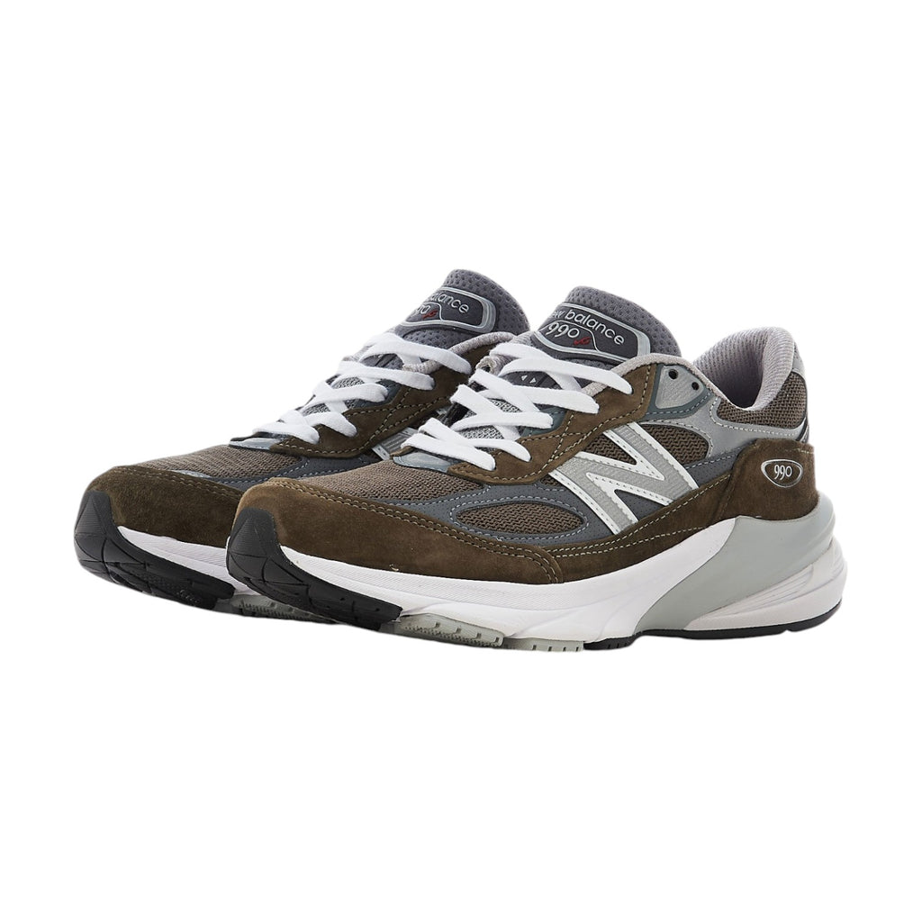 New Balance 990v6 Made In USA True Camo Olive Grey