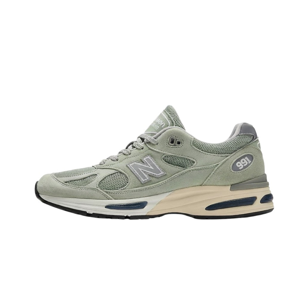 Made in UK 991v2 Sea Glass Sneakers