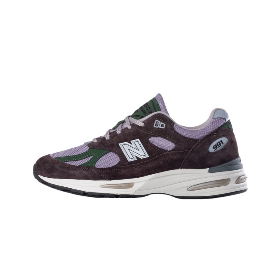 New Balance 991v2 Licorice Lavender Grey