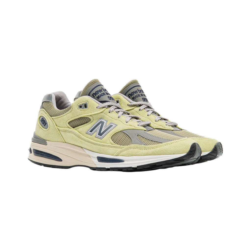 991v2 Made in UK Green Banana Sneakers