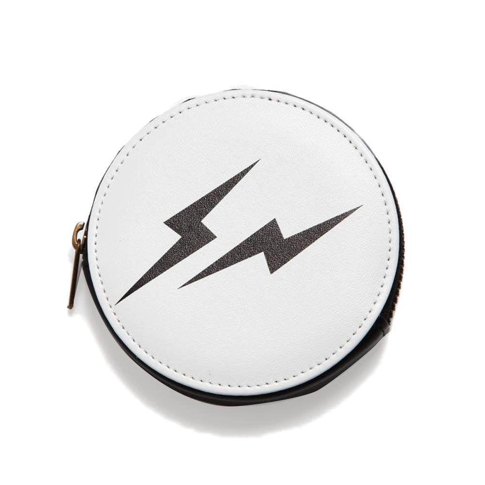 Icon Coin Purse Round White Logo